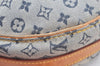 Auth Louis Vuitton Monogram Mini Jeanne GM Shoulder Cross Bag Blue Junk K9988