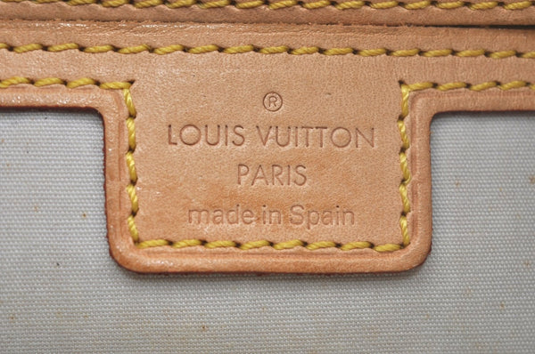 Auth Louis Vuitton Monogram Mini Jeanne GM Shoulder Cross Bag Blue Junk K9988