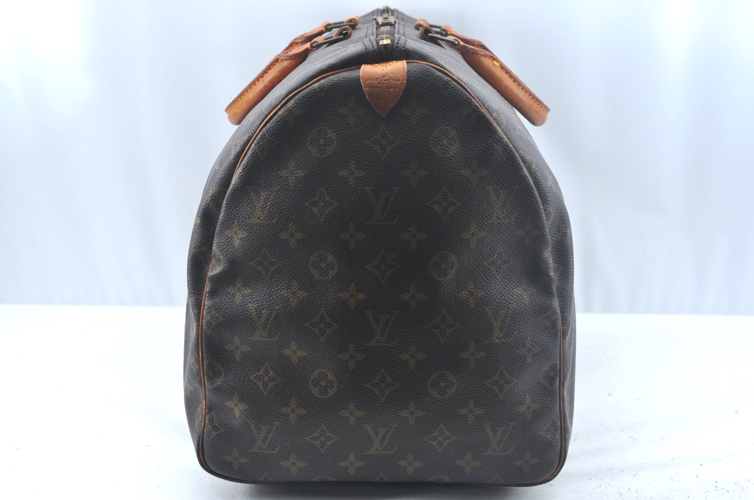 Authentic Louis Vuitton Monogram Keepall 55 Travel Boston Bag M41424 LV K9989