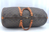 Authentic Louis Vuitton Monogram Keepall 55 Travel Boston Bag M41424 LV K9989