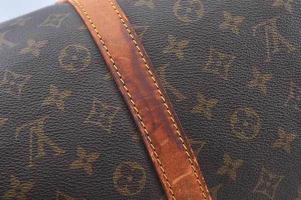 Authentic Louis Vuitton Monogram Keepall 55 Travel Boston Bag M41424 LV K9989