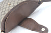 Authentic GUCCI Web Sherry Line Shoulder Cross Bag GG PVC Leather Brown K9992