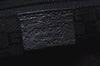 Authentic GUCCI Jackie Shoulder Hand Bag Canvas Leather Black K9993