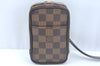 Authentic Louis Vuitton Damier Etui Okapi PM Camera Case Pouch N61738 LV K9994