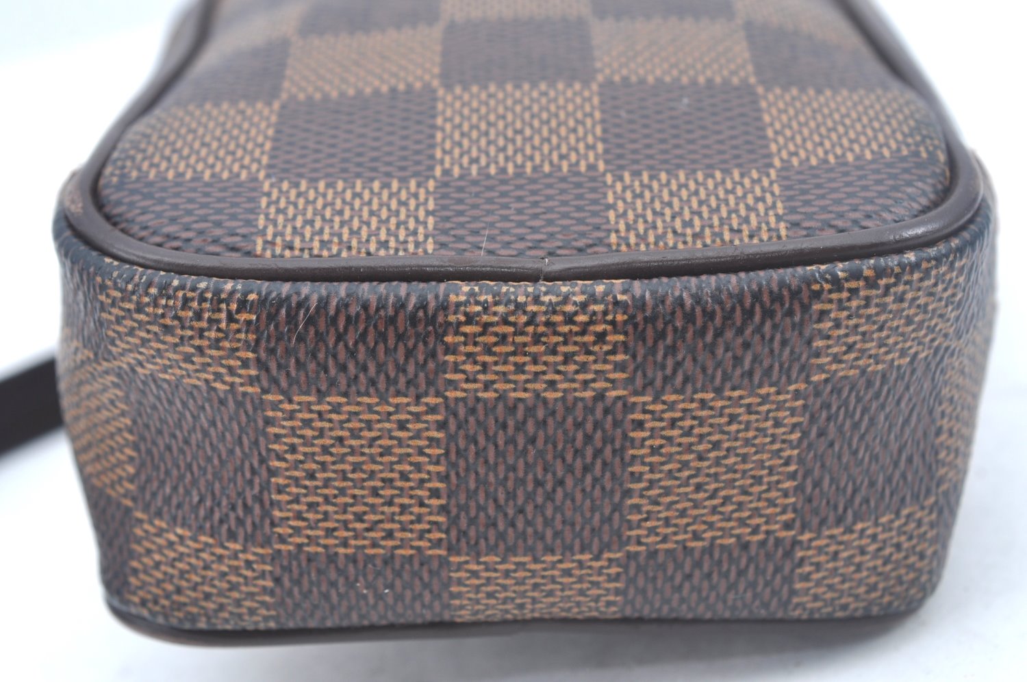 Authentic Louis Vuitton Damier Etui Okapi PM Camera Case Pouch N61738 LV K9994