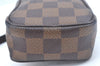 Authentic Louis Vuitton Damier Etui Okapi PM Camera Case Pouch N61738 LV K9994