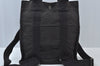 Authentic HERMES Her Line Ado MM Backpack Hand Bag Nylon Gray K9995