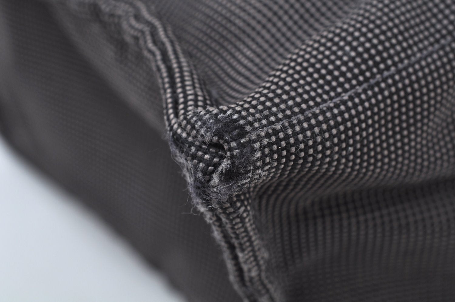 Authentic HERMES Her Line Ado MM Backpack Hand Bag Nylon Gray K9995