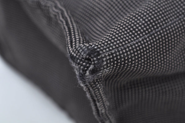 Authentic HERMES Her Line Ado MM Backpack Hand Bag Nylon Gray K9995