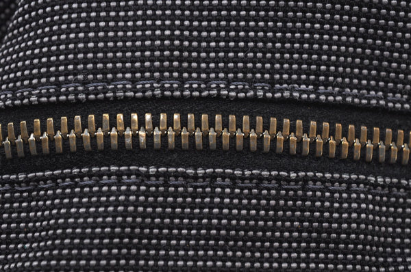 Authentic HERMES Her Line Ado MM Backpack Hand Bag Nylon Gray K9995