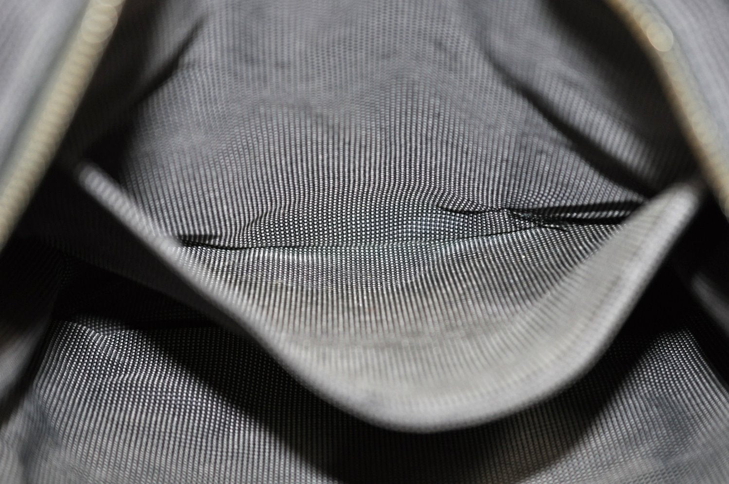 Authentic HERMES Her Line Ado MM Backpack Hand Bag Nylon Gray K9995