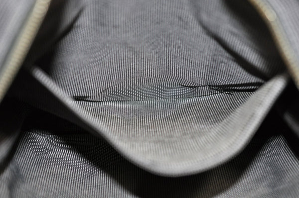 Authentic HERMES Her Line Ado MM Backpack Hand Bag Nylon Gray K9995