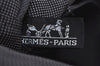 Authentic HERMES Her Line Ado MM Backpack Hand Bag Nylon Gray K9995