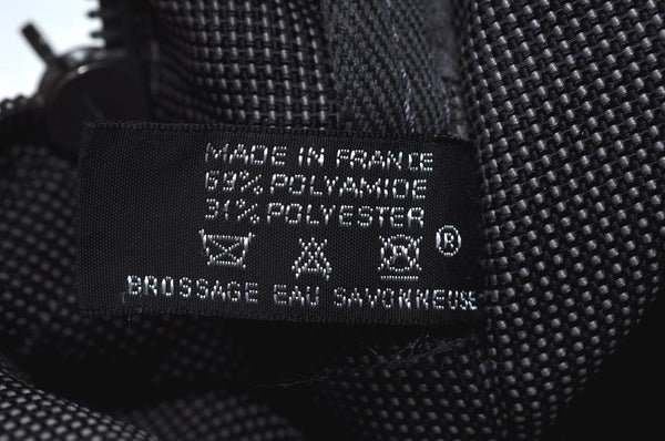 Authentic HERMES Her Line Ado MM Backpack Hand Bag Nylon Gray K9995