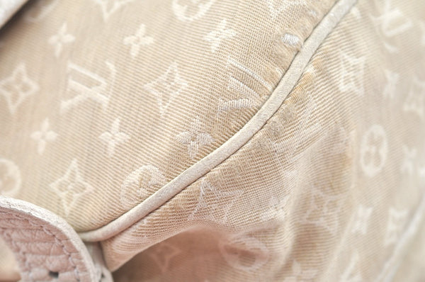 Auth Louis Vuitton Monogram Mini Lin Saumur 30 Hand Bag White M95314 LV K9997