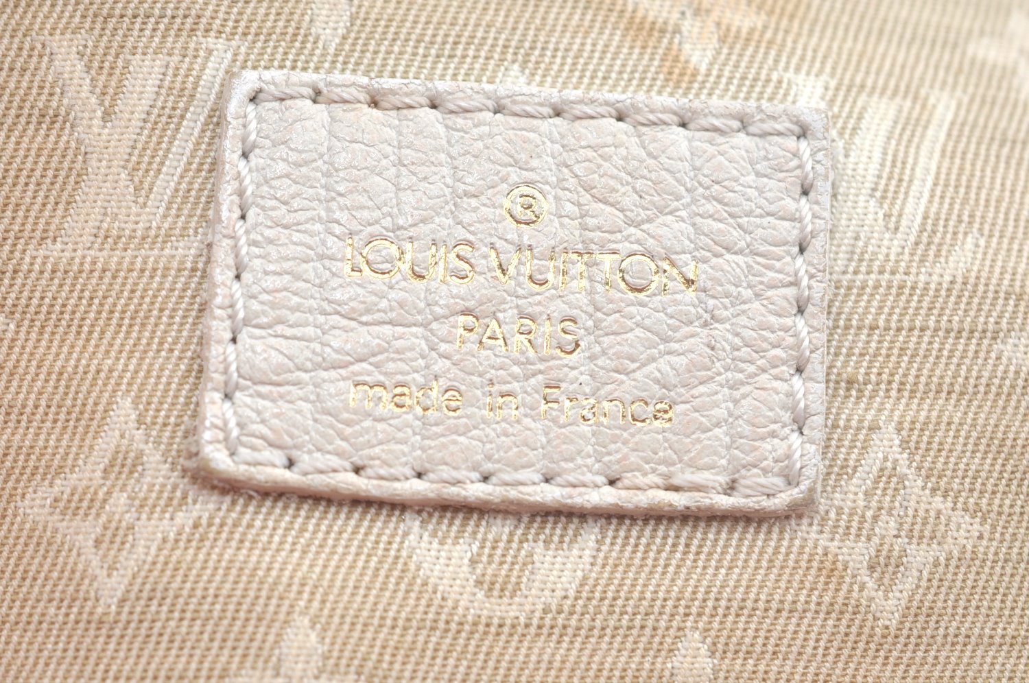 Auth Louis Vuitton Monogram Mini Lin Saumur 30 Hand Bag White M95314 LV K9997