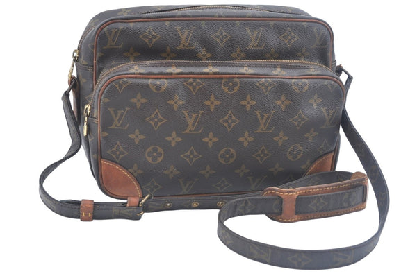 Auth Louis Vuitton Monogram Nile Shoulder Cross Body Bag M45244 LV Junk K9999