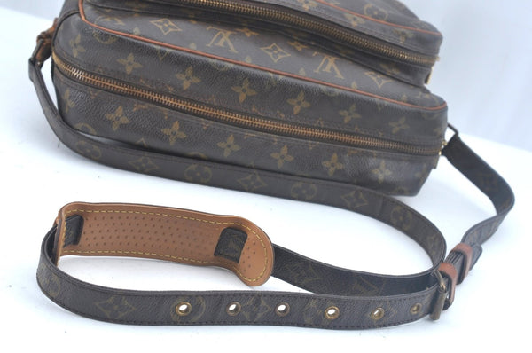 Auth Louis Vuitton Monogram Nile Shoulder Cross Body Bag M45244 LV Junk K9999