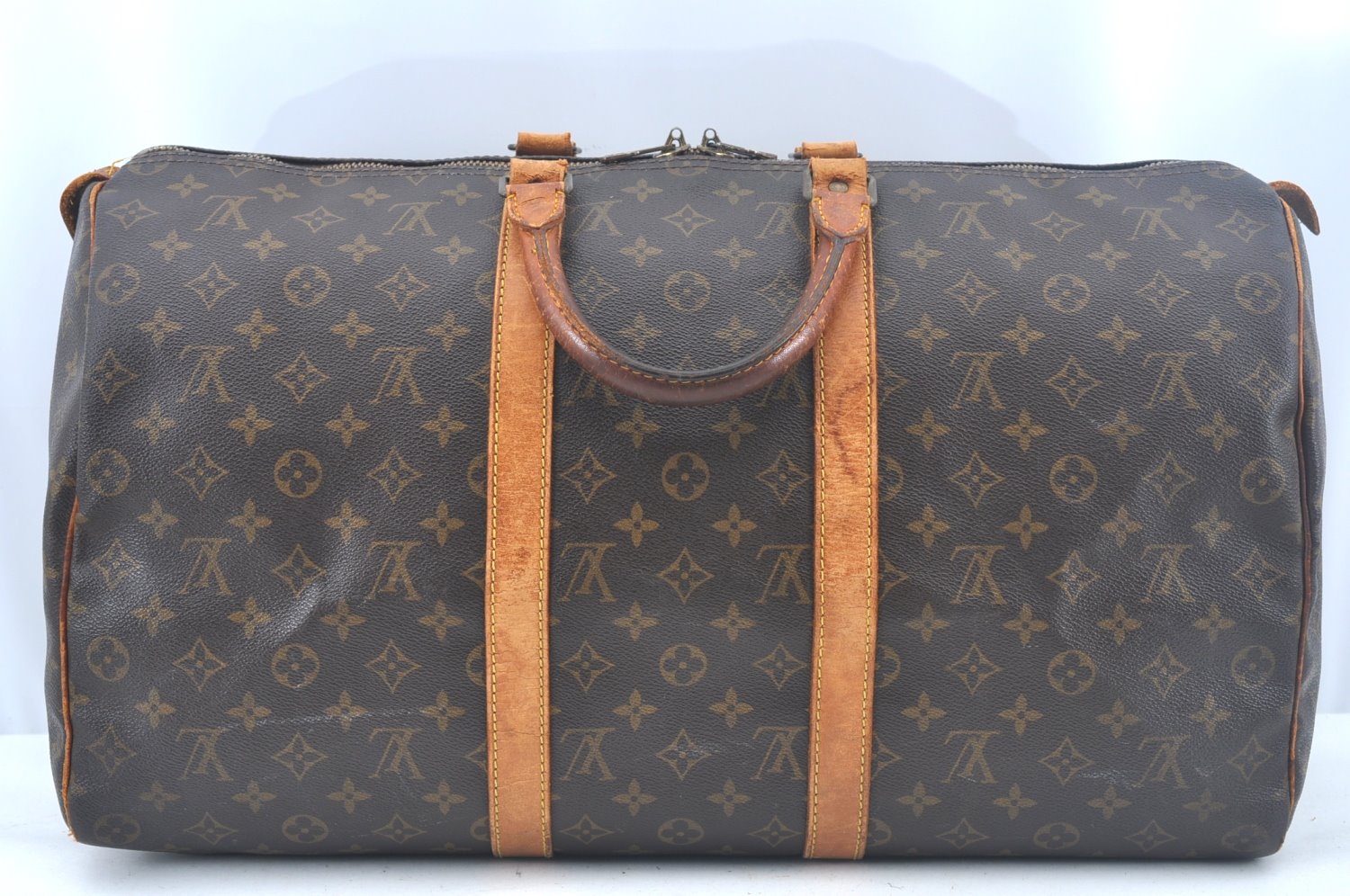 Authentic Louis Vuitton Monogram Keepall 50 Travel Boston Bag M41426 LV L0000