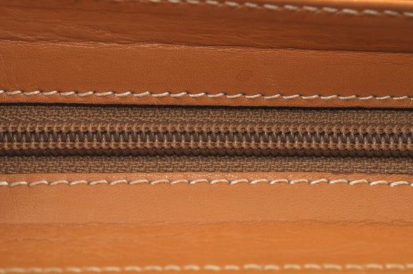 Authentic GUCCI Micro GG PVC Leather Clutch Hand Bag White L0001