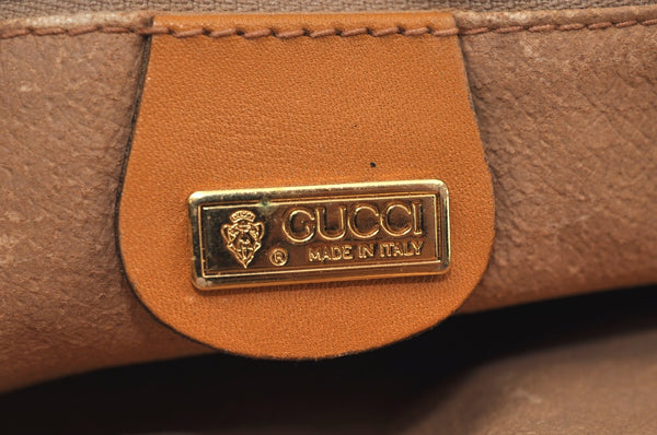 Authentic GUCCI Micro GG PVC Leather Clutch Hand Bag White L0001