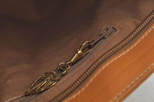 Authentic GUCCI Micro GG PVC Leather Clutch Hand Bag White L0001