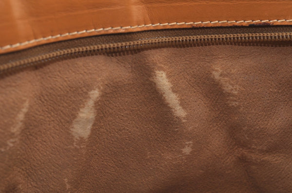 Authentic GUCCI Micro GG PVC Leather Clutch Hand Bag White L0001