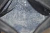 Authentic GUCCI Sherry Line Clutch Hand Bag Purse GG PVC Leather Navy Blue L0003