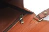 Auth Louis Vuitton Epi Pochette Sellier Dragonne Clutch Bag M52618 Brown L0005