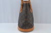 Authentic Louis Vuitton Monogram Bucket PM Shoulder Tote Bag M42238 Junk L0006