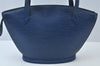Louis Vuitton Epi Saint Jacques Poignier Long Shoulder Bag Blue M52335 LV L0007