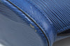 Louis Vuitton Epi Saint Jacques Poignier Long Shoulder Bag Blue M52335 LV L0007