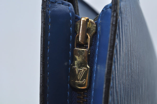Louis Vuitton Epi Saint Jacques Poignier Long Shoulder Bag Blue M52335 LV L0007
