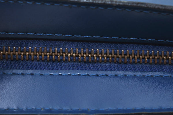 Louis Vuitton Epi Saint Jacques Poignier Long Shoulder Bag Blue M52335 LV L0007