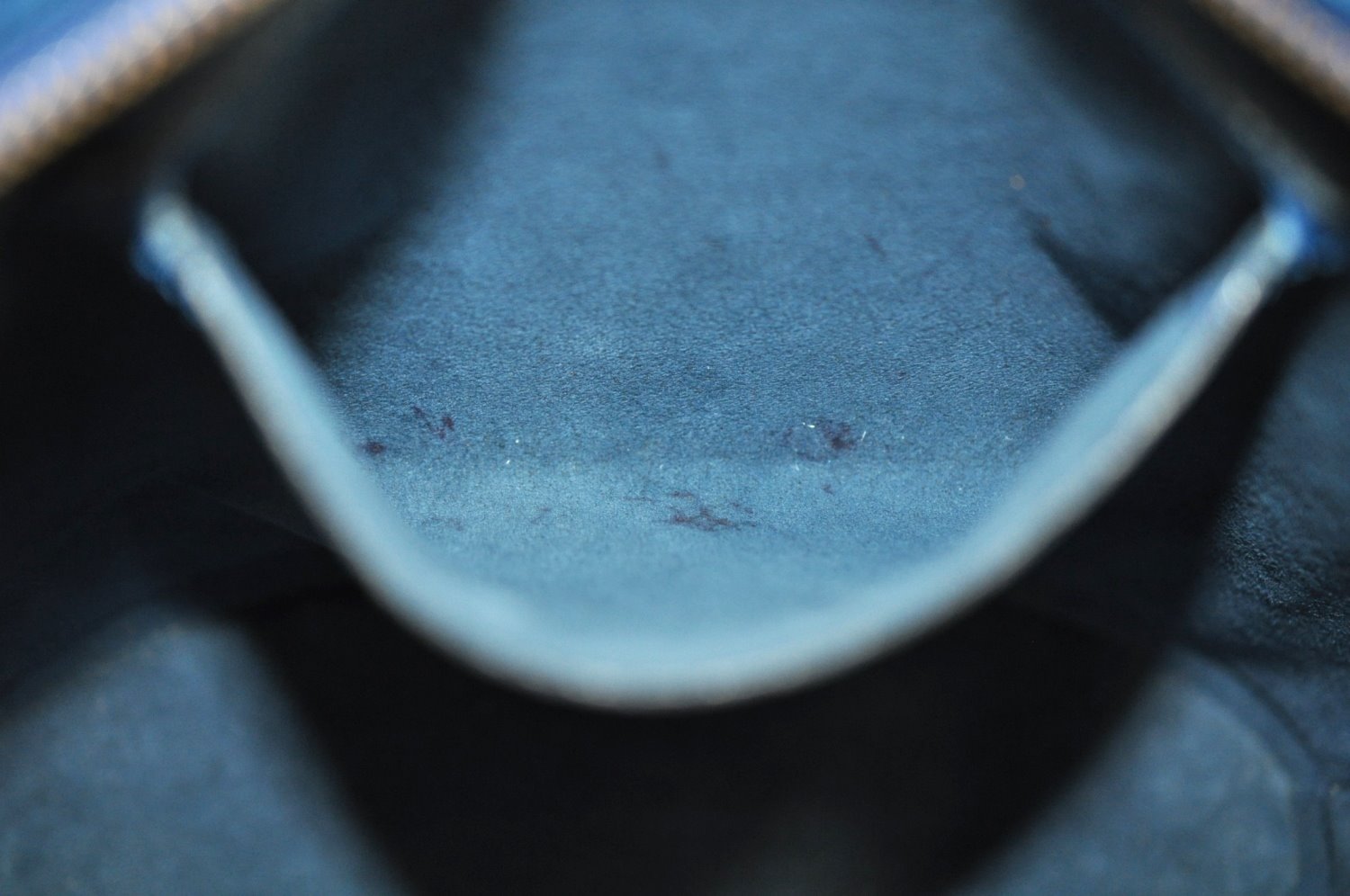 Louis Vuitton Epi Saint Jacques Poignier Long Shoulder Bag Blue M52335 LV L0007