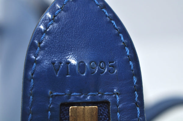 Louis Vuitton Epi Saint Jacques Poignier Long Shoulder Bag Blue M52335 LV L0007