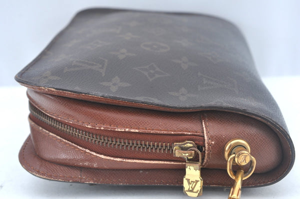 Authentic Louis Vuitton Monogram Orsay Clutch Hand Bag Purse M51790 LV L0012