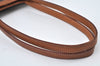 Authentic CELINE Macadam Blason Shoulder Tote Bag PVC Leather Brown L0014