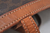 Authentic CELINE Macadam Blason Shoulder Tote Bag PVC Leather Brown L0014