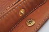 Authentic CELINE Macadam Blason Shoulder Tote Bag PVC Leather Brown L0014