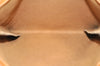 Authentic CELINE Macadam Blason Shoulder Tote Bag PVC Leather Brown L0014