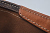 Authentic CELINE Macadam Blason Shoulder Tote Bag PVC Leather Brown L0014