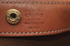 Authentic CELINE Macadam Blason Shoulder Tote Bag PVC Leather Brown L0014