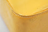 Authentic Louis Vuitton Vernis Columbus Shoulder Tote Bag Yellow M91047 LV L0017