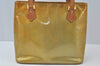 Authentic Louis Vuitton Vernis Houston Shoulder Hand Bag Yellow M91053 LV L0018