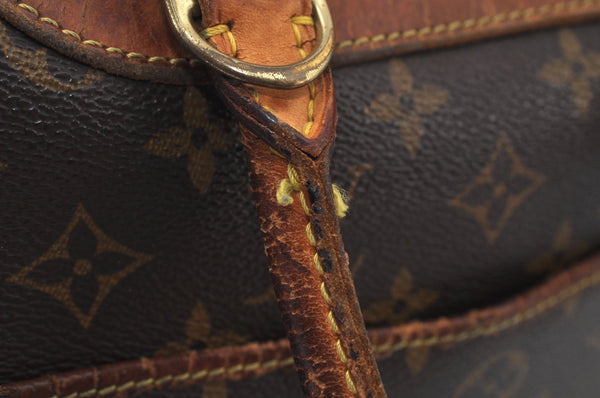Authentic Louis Vuitton Monogram Deauville Hand Bag M47270 LV L0019
