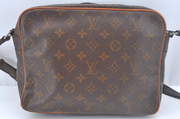 Authe Louis Vuitton Monogram Nile Shoulder Cross Body Bag Old Model Junk L0020