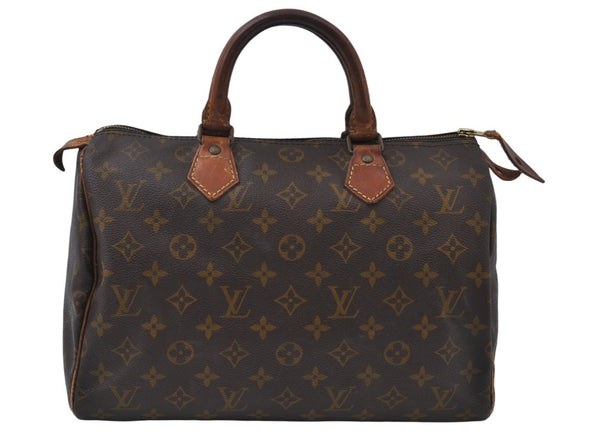 Authentic Louis Vuitton Monogram Speedy 30 Hand Boston Bag Old Model LV L0026