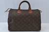 Authentic Louis Vuitton Monogram Speedy 30 Hand Boston Bag Old Model LV L0026