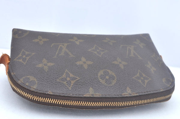 Authentic Louis Vuitton Monogram Pochette Cosmetic Pouch M47515 LV L0028